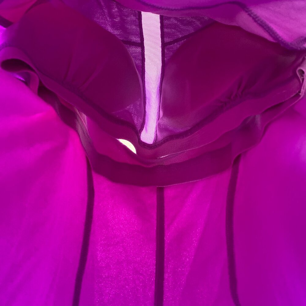 Lululemon Purple Racerback Tank Top with Built-In Bra | Power Y Style | Size 6 - Picture 3 of 5